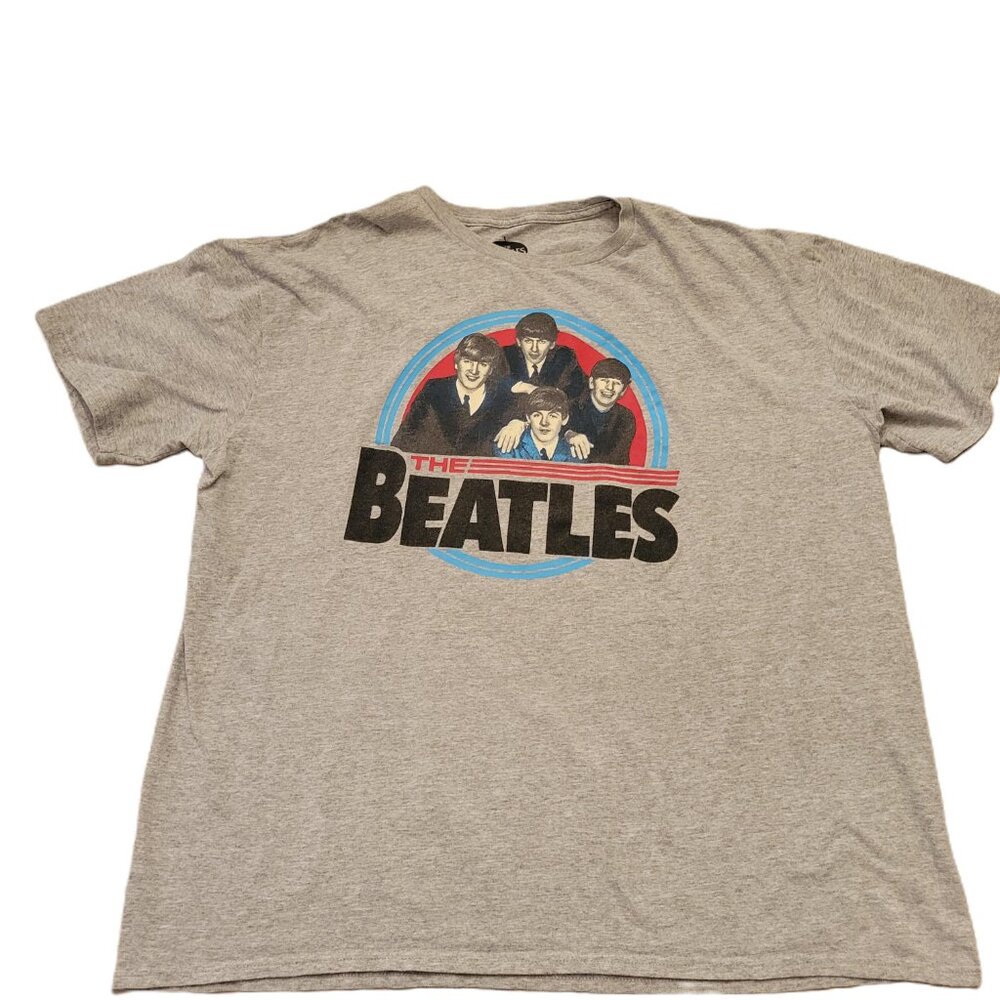 The Beatles Men’s XL Gray T-Shirt 2018 Apple Corps Logo Graphic Tee Music